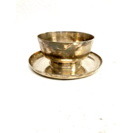 SALSIERA DESIGN Gio Ponti METALLO ARGENTATO Arthur Krupp VI TRIENNALE MILANO '30