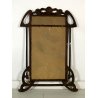 ANTICA SPECCHIERA SPECCHIO ART NOUVEAU LEGNO SCOLPITO VETRO EPOCA 1800/900 