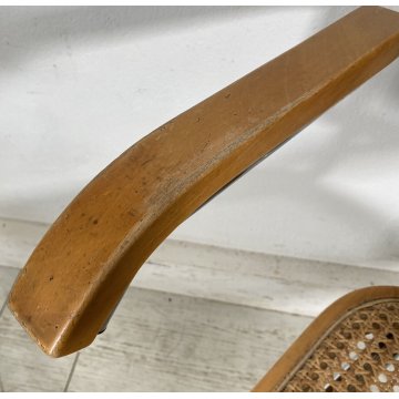 LOTTO 4 SEDIA DESIGN CESCA BRACCIOLI MARCEL BREUER ANNI 70 PAGLIA VIENNA ACCIAIO