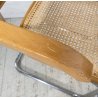 LOTTO 4 SEDIA DESIGN CESCA BRACCIOLI MARCEL BREUER ANNI 70 PAGLIA VIENNA ACCIAIO