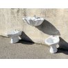 SET SANITARI ANTONIA CAMPI LAVENITE SCI LAVENO MODELLO CONCHIGLIA 1960 CERAMICA