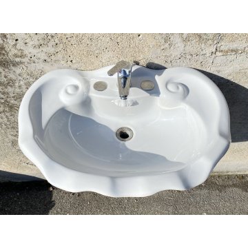 SET SANITARI ANTONIA CAMPI LAVENITE SCI LAVENO MODELLO CONCHIGLIA 1960 CERAMICA