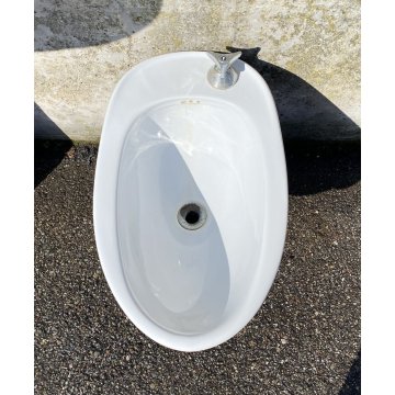 SET SANITARI ANTONIA CAMPI LAVENITE SCI LAVENO 1960 CERAMICA SMALTATA BLU GINORI