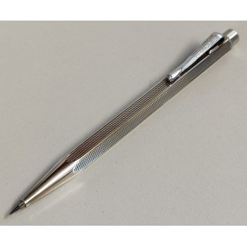 Caran d'Ache MATITA ARGENTATA esagonale VINTAGE Silver Plated MECHANICAL PENCIL