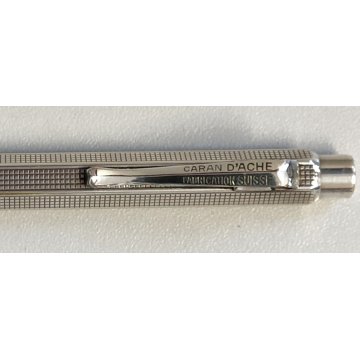 Caran d'Ache MATITA ARGENTATA esagonale VINTAGE Silver Plated MECHANICAL PENCIL