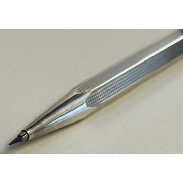 Caran d'Ache MATITA ARGENTATA esagonale VINTAGE Silver Plated MECHANICAL PENCIL