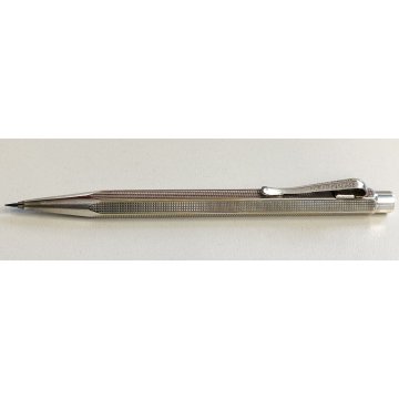 Caran d'Ache MATITA ARGENTATA esagonale VINTAGE Silver Plated MECHANICAL PENCIL