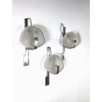 LOTTO 3 LAMPADA PARETE APPLIQUE Omicron DESIGN Vico Magistretti PER Artemide '61
