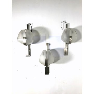 LOTTO 3 LAMPADA PARETE APPLIQUE Omicron DESIGN Vico Magistretti PER Artemide '61