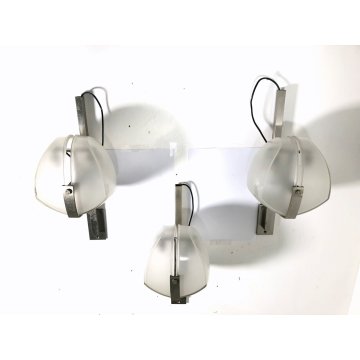 LOTTO 3 LAMPADA PARETE APPLIQUE Omicron DESIGN Vico Magistretti PER Artemide '61