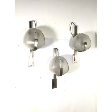 LOTTO 3 LAMPADA PARETE APPLIQUE Omicron DESIGN Vico Magistretti PER Artemide '61