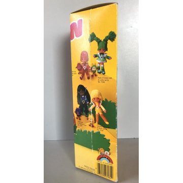 BAMBOLA VINTAGE Rainbow Brite Shy Violet & I.Q. Sprite DOLL MATTEL N° 7984  1984