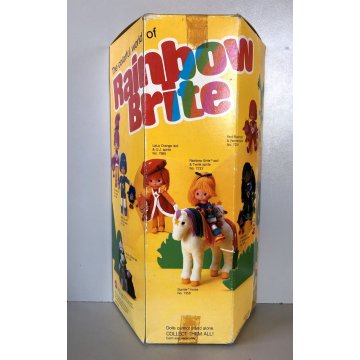 BAMBOLA VINTAGE Rainbow Brite Shy Violet & I.Q. Sprite DOLL MATTEL N° 7984  1984