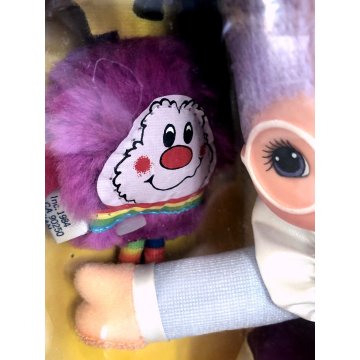 BAMBOLA VINTAGE Rainbow Brite Shy Violet & I.Q. Sprite DOLL MATTEL N° 7984  1984