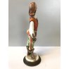ANTICA FIGURA CERAMICA CAPODIMONTE MOSCHETTIERE "Athos" G. Cappè 15 cm/h  '900