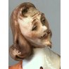 ANTICA FIGURA CERAMICA CAPODIMONTE MOSCHETTIERE "Athos" G. Cappè 15 cm/h  '900