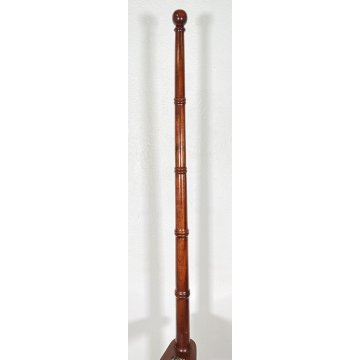 ANTICA GROSSA SCALA INGLESE DA LIBRERIA LEGNO SCALETTA 4 SCALINI PRIMI 1900 OLD