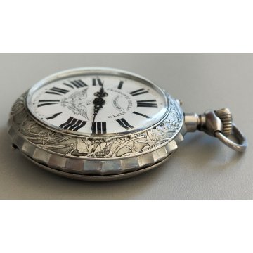 ANTICO OROLOGIO TASCA Superieure FS Ferrovie EPOCA '900 vintage BIG POCKET WATCH