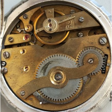 ANTICO OROLOGIO TASCA Superieure FS Ferrovie EPOCA '900 vintage BIG POCKET WATCH