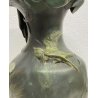 ANTICO VASO AUGUSTE MOREAU METALLO ART NOUVEAU FRANCIA LIBERTY VASE METAL 1800