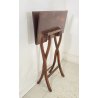 TAVOLINO DA CAMPEGGIO LEGNO PALISSANDRO PORTATILE TAVOLO PRIMI 1900 TABLE CAMPO
