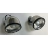COPPIA LAMPADE PARETE STILNOVO GAE AULENTI DESIGN APPLIQUE MILANO ITALY ANNI 60