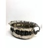 CENTROTAVOLA OVALE JARDINIERE SILVERPLATED A.B.M. BORDO MOSSO PRESE TRITONI '900