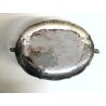 CENTROTAVOLA OVALE JARDINIERE SILVERPLATED A.B.M. BORDO MOSSO PRESE TRITONI '900