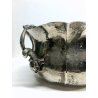 CENTROTAVOLA OVALE JARDINIERE SILVERPLATED A.B.M. BORDO MOSSO PRESE TRITONI '900