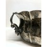 CENTROTAVOLA OVALE JARDINIERE SILVERPLATED A.B.M. BORDO MOSSO PRESE TRITONI '900