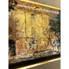ANTICO PICCOLO QUADRO DIPINTO Gino Mazzoli PAESAGGIO BORGO CASALE MONFERRATO 900