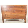 ANTICO COMO CASSETTONE 1800 CAPPUCCINO 4 CASSETTI LEGNO NOCE EPOCA 4 CASSETTI