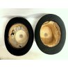 COPPIA ANTICO CAPPELLO Lock & Co Hatters LONDON CILINDRO BOMBETTA VINTAGE 40/50s