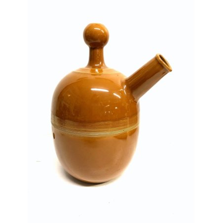 BROCCA CARAFFA VERSATOIO  CERAMICA VINTAGE DESIGN AC/10 A. Pozzi GALLARATE  1964