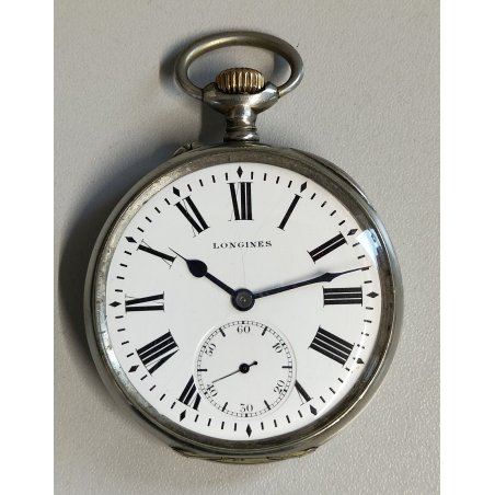 ANTICO OROLOGIO TASCA Longines FS Ferrovie EPOCA 900 OLD POCKET WATCH cal 19.71N