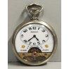 Hebdomas 8 jours ANTICO OROLOGIO TASCA cacciatore 900 OLD POCKET WATCH ø 50mm