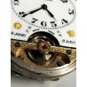 Hebdomas 8 jours ANTICO OROLOGIO TASCA cacciatore 900 OLD POCKET WATCH ø 50mm