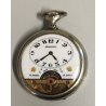 Hebdomas 8 jours ANTICO OROLOGIO TASCA cacciatore 900 OLD POCKET WATCH ø 50mm