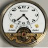 Hebdomas 8 jours ANTICO OROLOGIO TASCA cacciatore 900 OLD POCKET WATCH ø 50mm