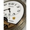 Hebdomas 8 jours ANTICO OROLOGIO TASCA cacciatore 900 OLD POCKET WATCH ø 50mm