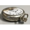 Hebdomas 8 jours ANTICO OROLOGIO TASCA cacciatore 900 OLD POCKET WATCH ø 50mm