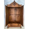 ANTICO GRANDE ARMADIO CIMASA 1800 LEGNO NOCE  2 ANTE GUARDAROBA OLD APPENDIABITI