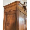 ANTICO GRANDE ARMADIO CIMASA 1800 LEGNO NOCE  2 ANTE GUARDAROBA OLD APPENDIABITI