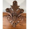 ANTICO GRANDE ARMADIO CIMASA 1800 LEGNO NOCE  2 ANTE GUARDAROBA OLD APPENDIABITI
