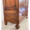 ANTICO GRANDE ARMADIO CIMASA 1800 LEGNO NOCE  2 ANTE GUARDAROBA OLD APPENDIABITI