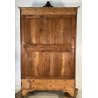 ANTICO GRANDE ARMADIO CIMASA 1800 LEGNO NOCE  2 ANTE GUARDAROBA OLD APPENDIABITI