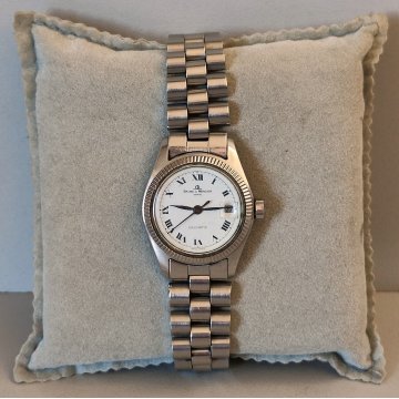 OROLOGIO POLSO LUSSO Baume & Mercier BAUMATIC 1215 vintage ACCIAIO Lady WATCH