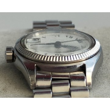 OROLOGIO POLSO LUSSO Baume & Mercier BAUMATIC 1215 vintage ACCIAIO Lady WATCH