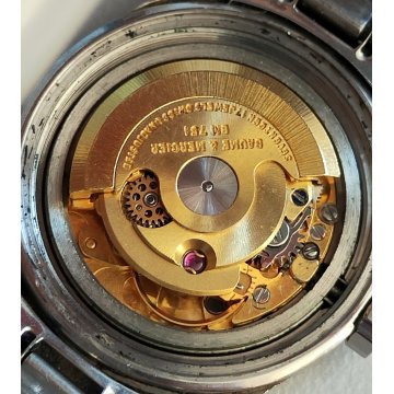 OROLOGIO POLSO LUSSO Baume & Mercier BAUMATIC 1215 vintage ACCIAIO Lady WATCH