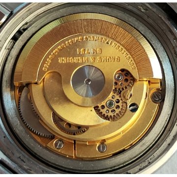 OROLOGIO POLSO LUSSO Baume & Mercier BAUMATIC 1215 vintage ACCIAIO Lady WATCH